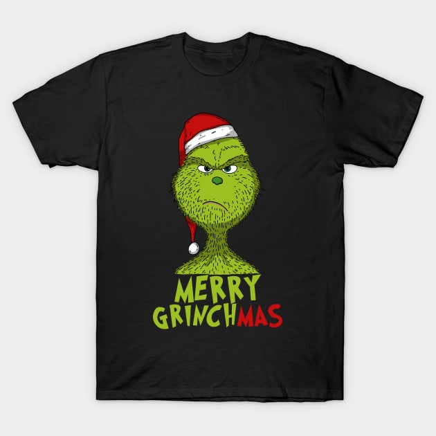 Merry Grinchmas T-Shirt by mia_me